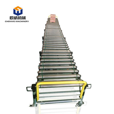 Qualität  Heat Resistant Stainless Steel Taper Roller Conveyor With 90 Degree Curve Power Roller Conveyor usine