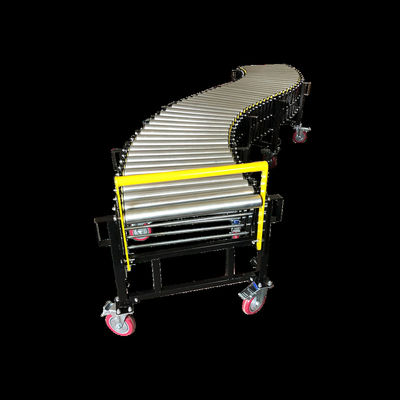Qualität  Load 50kg Fireproof Expandable Adjustable Height Flexible Gravity Roller Conveyor usine