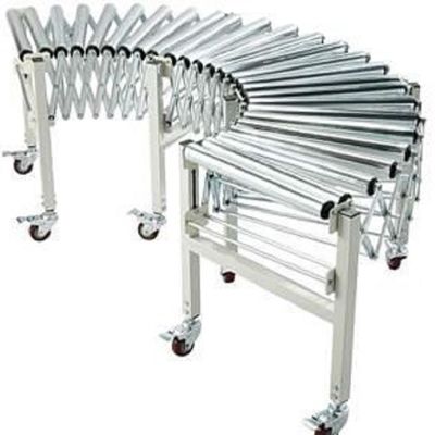 Qualität  Accordion Roller Conveyor Heat Resistant Material Handling Equipment usine